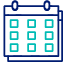 multiple calendars icon