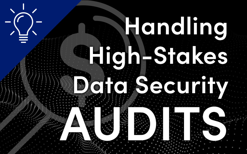 Handling High-Stakes Data Security Audits