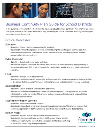 Business Continuity Plan Guide