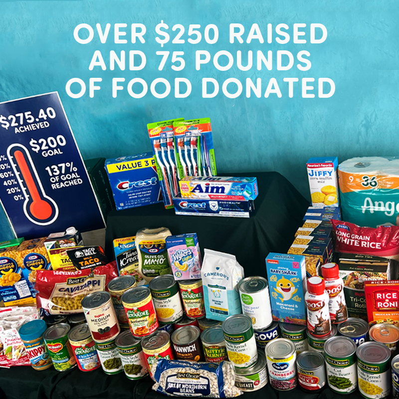 Photo of food donations