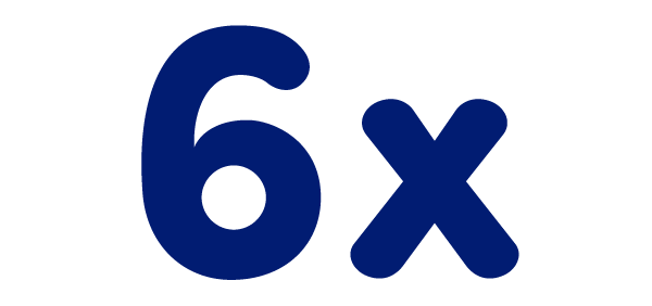 6x